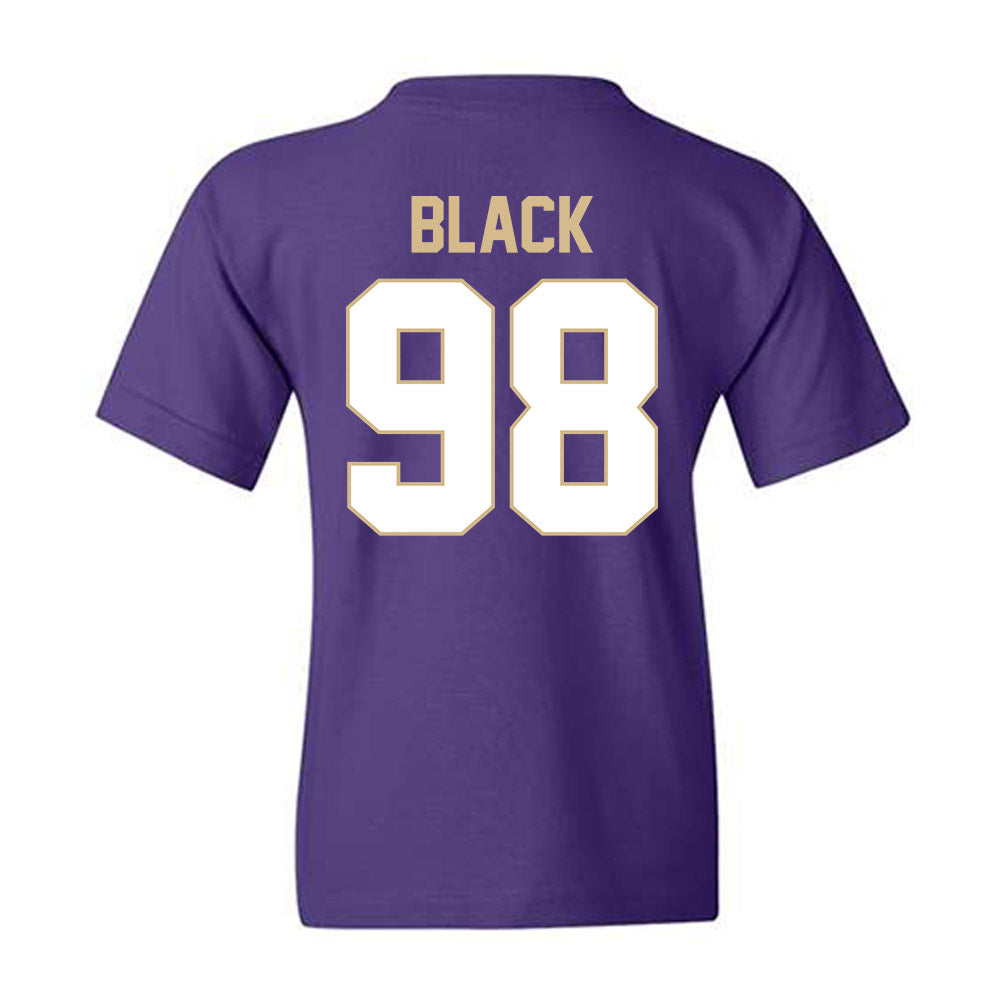 Western Carolina - NCAA Football : Aiden Black - Classic Shersey Youth T-Shirt-1