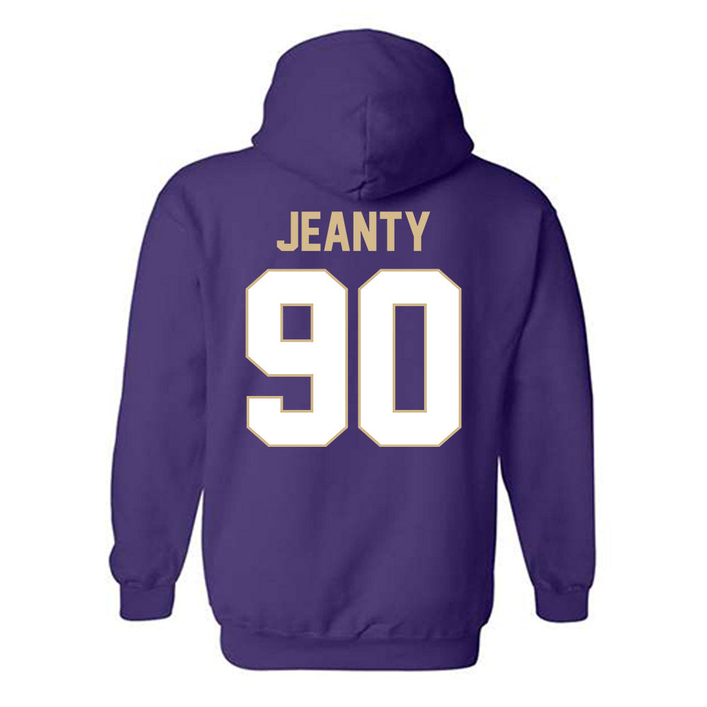 Western Carolina - NCAA Football : Fernando Jeanty - Classic Shersey Hooded Sweatshirt-1