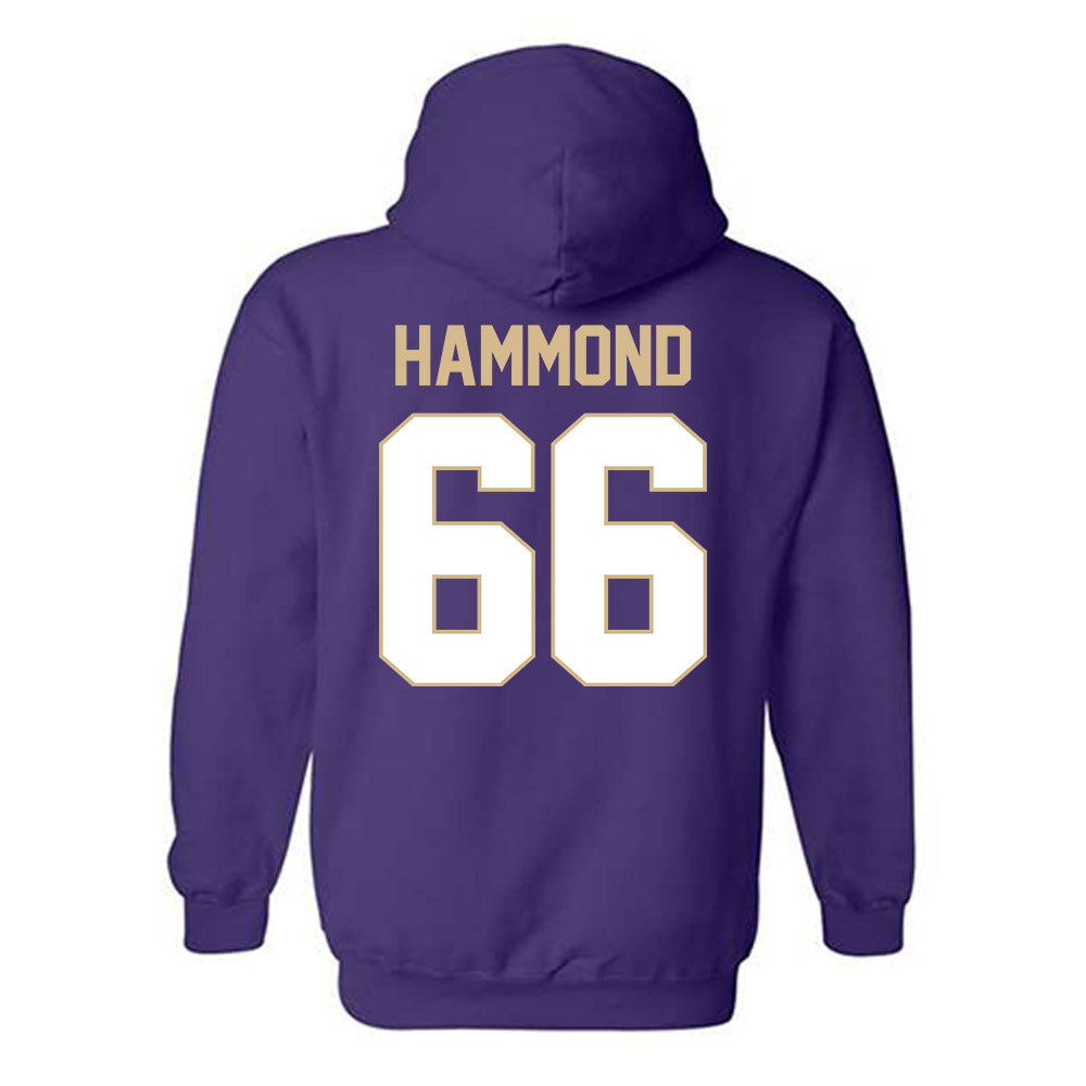 Western Carolina - NCAA Football : John Hammond - Classic Shersey Hooded Sweatshirt-1