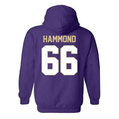 Western Carolina - NCAA Football : John Hammond - Classic Shersey Hooded Sweatshirt-1