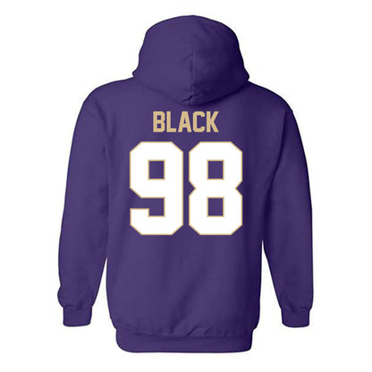 Western Carolina - NCAA Football : Aiden Black - Classic Shersey Hooded Sweatshirt-1