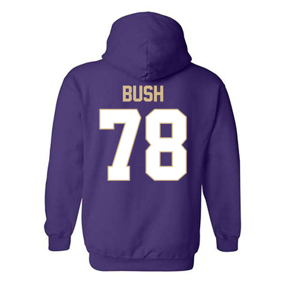 Western Carolina - NCAA Football : J'evon Bush - Classic Shersey Hooded Sweatshirt-1