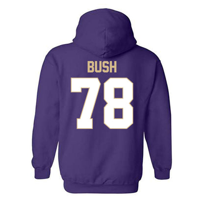 Western Carolina - NCAA Football : J'evon Bush - Classic Shersey Hooded Sweatshirt-1