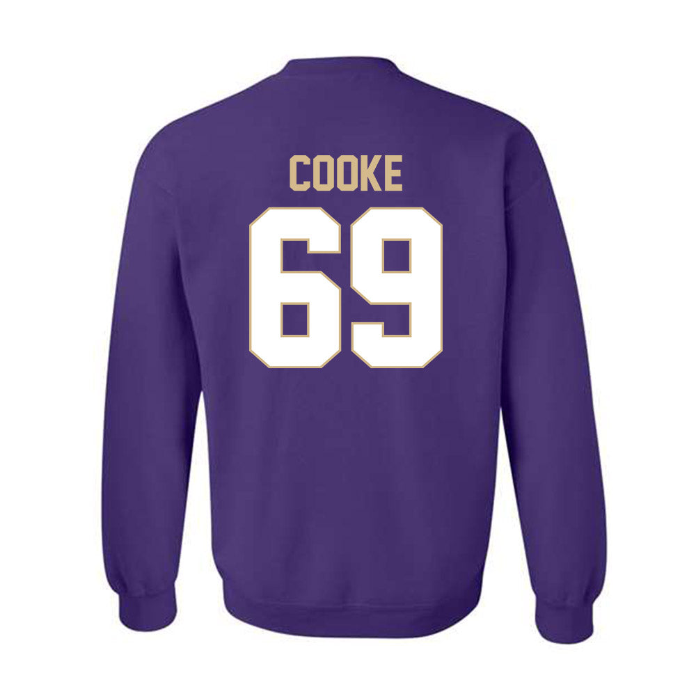Western Carolina - NCAA Football : Cole Cooke - Classic Shersey Crewneck Sweatshirt-1