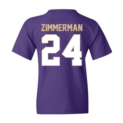 Western Carolina - NCAA Women's Basketball : Justice Zimmerman - Classic Shersey Youth T-Shirt-1