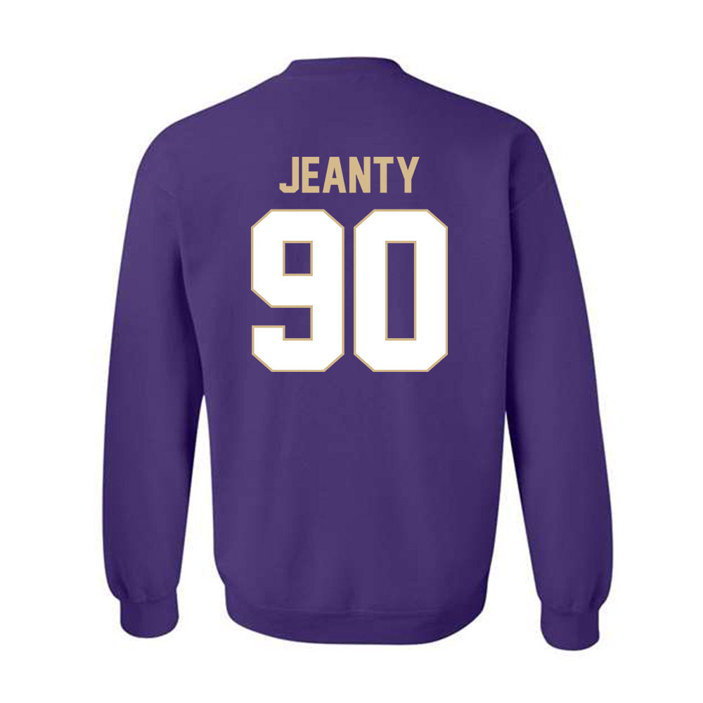 Western Carolina - NCAA Football : Fernando Jeanty - Classic Shersey Crewneck Sweatshirt-1