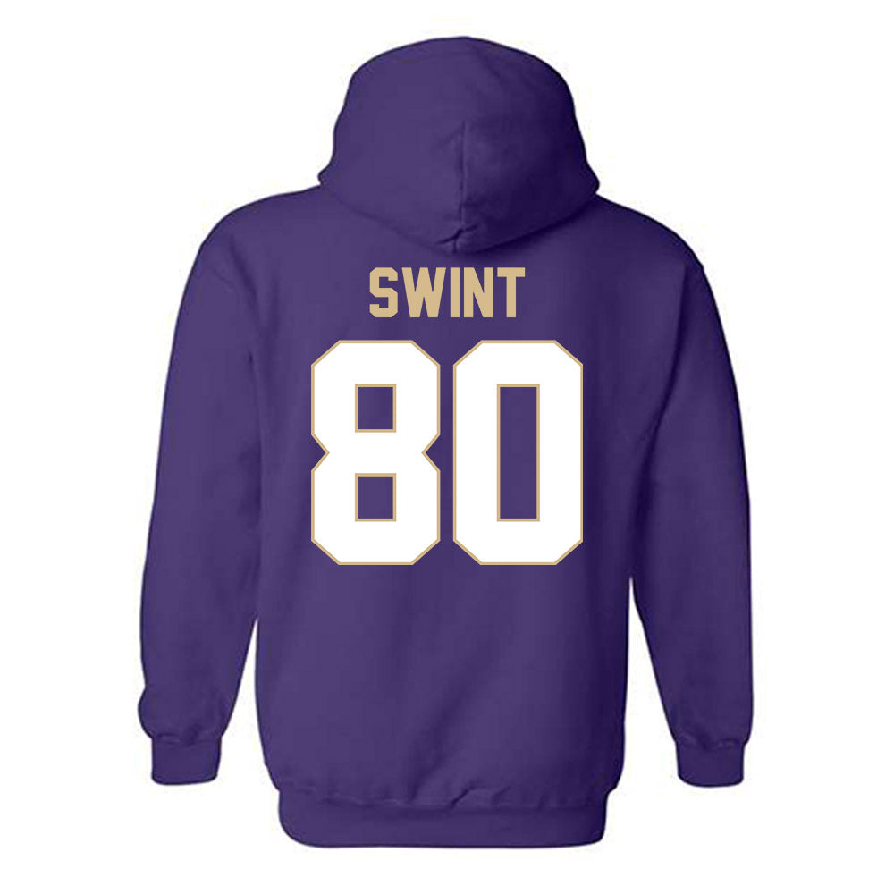Western Carolina - NCAA Football : Corey Swint - Classic Shersey Hooded Sweatshirt-1