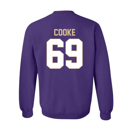 Western Carolina - NCAA Football : Cole Cooke - Classic Shersey Crewneck Sweatshirt-1