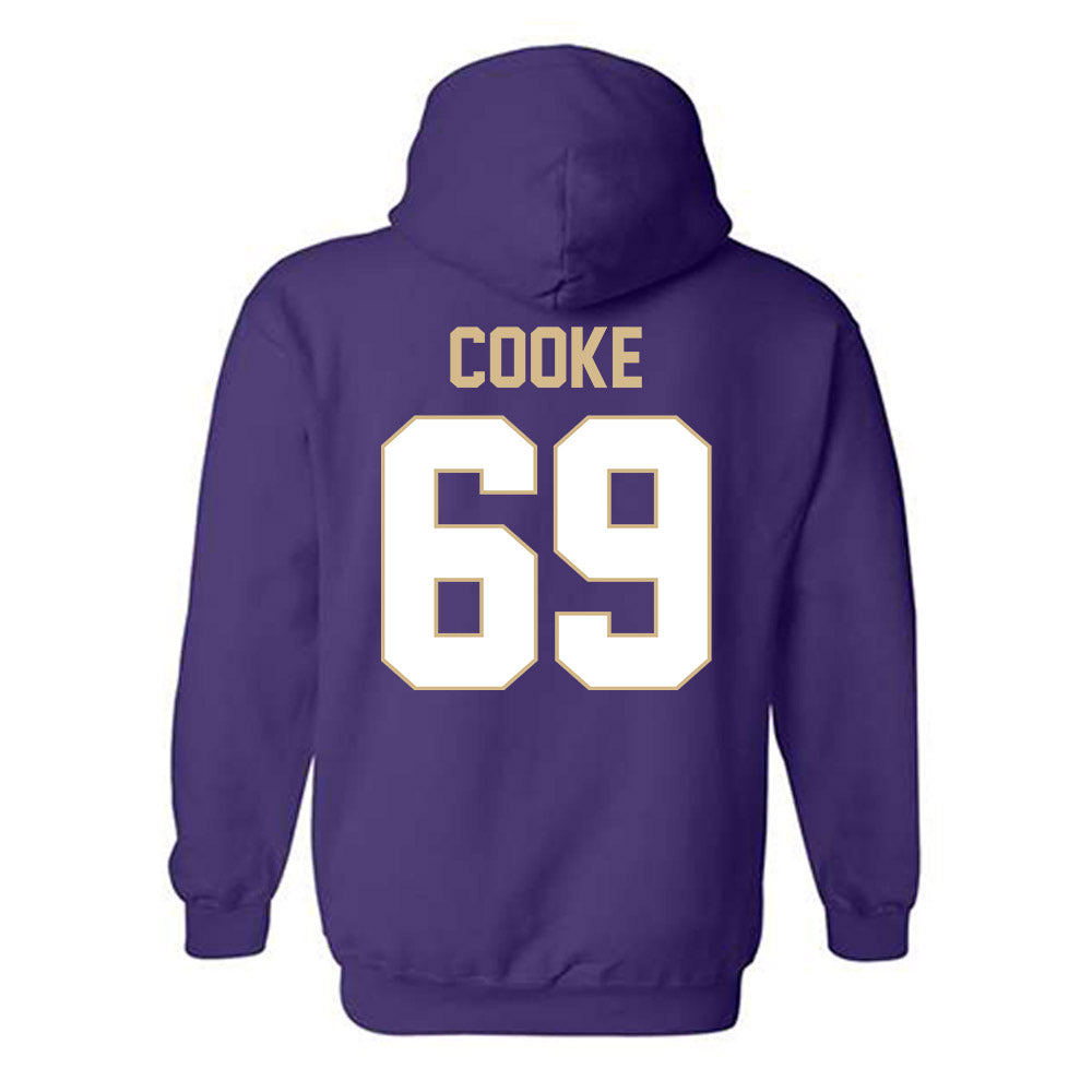Western Carolina - NCAA Football : Cole Cooke - Classic Shersey Hooded Sweatshirt-1