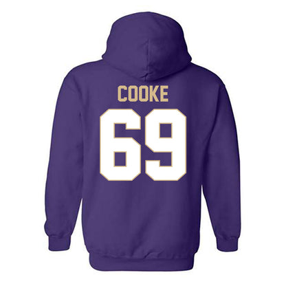 Western Carolina - NCAA Football : Cole Cooke - Classic Shersey Hooded Sweatshirt-1