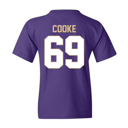 Western Carolina - NCAA Football : Cole Cooke - Classic Shersey Youth T-Shirt-1