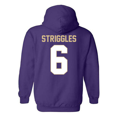 Western Carolina - NCAA Football : Marcus Striggles - Classic Shersey Hooded Sweatshirt-1