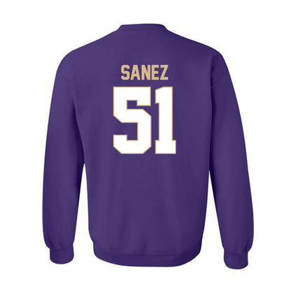 Western Carolina - NCAA Football : Aaron Sanez - Classic Shersey Crewneck Sweatshirt-1