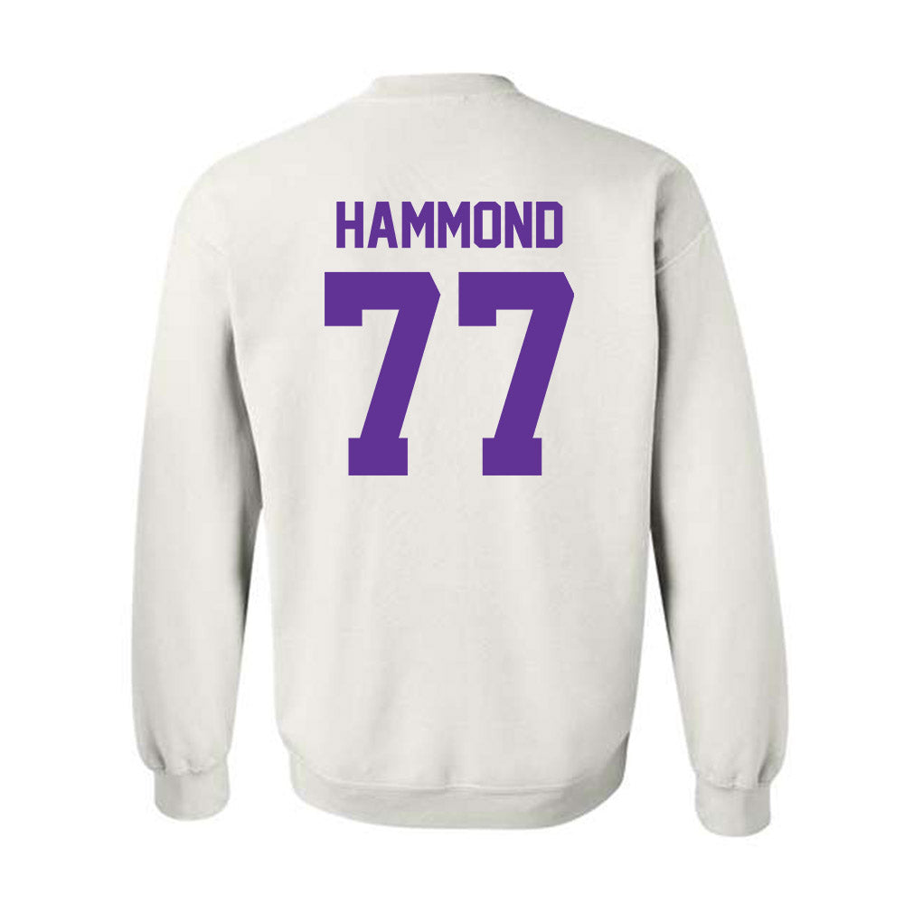 Western Carolina - NCAA Football : John Hammond - Classic Shersey Crewneck Sweatshirt-1