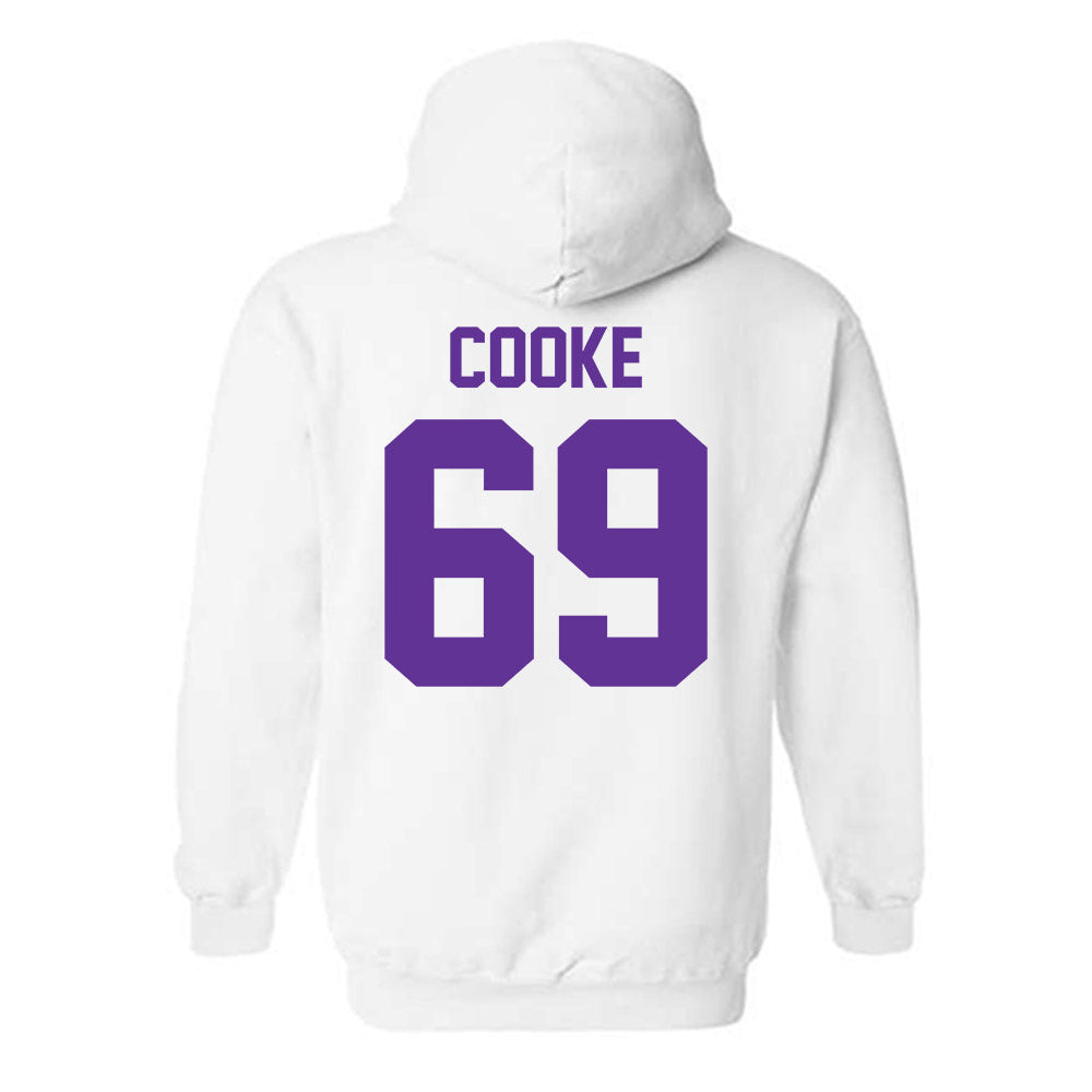 Western Carolina - NCAA Football : Cole Cooke - Classic Shersey Hooded Sweatshirt-1