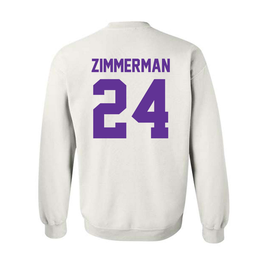 Western Carolina - NCAA Women's Basketball : Justice Zimmerman - Classic Shersey Crewneck Sweatshirt-1