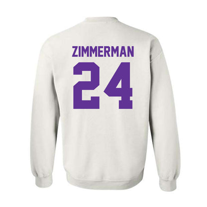 Western Carolina - NCAA Women's Basketball : Justice Zimmerman - Classic Shersey Crewneck Sweatshirt-1