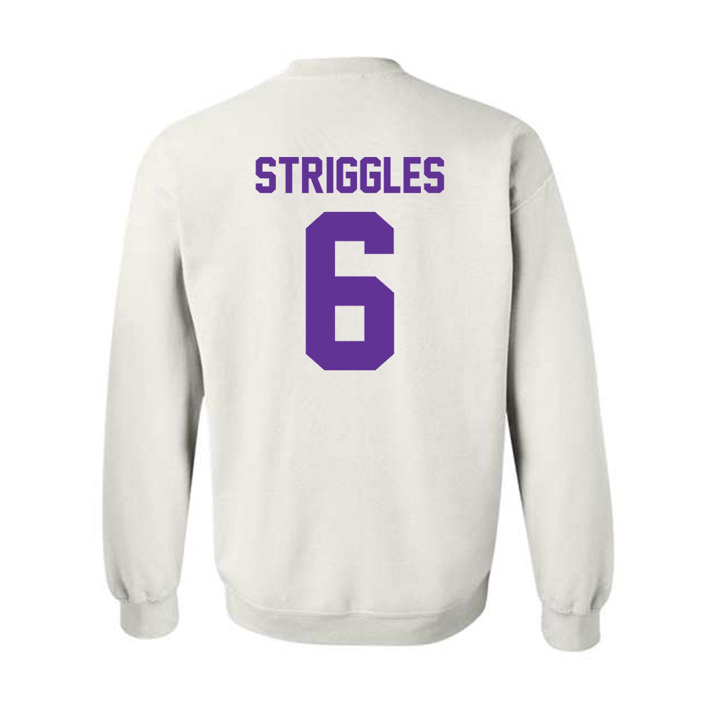 Western Carolina - NCAA Football : Marcus Striggles - Classic Shersey Crewneck Sweatshirt-1