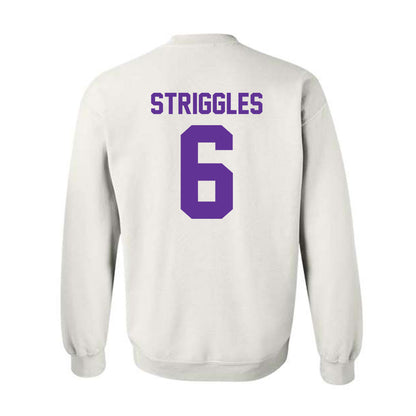 Western Carolina - NCAA Football : Marcus Striggles - Classic Shersey Crewneck Sweatshirt-1