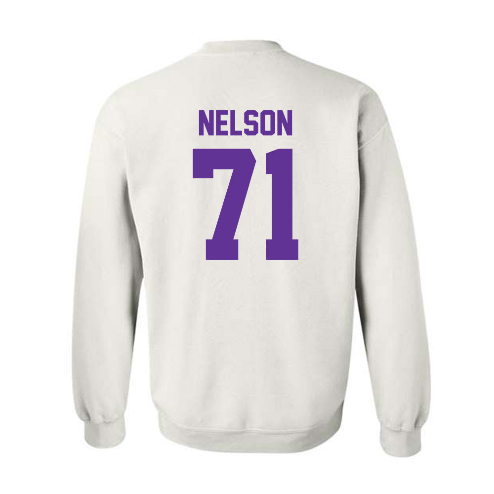 Western Carolina - NCAA Football : Sawyer Nelson - Classic Shersey Crewneck Sweatshirt-1