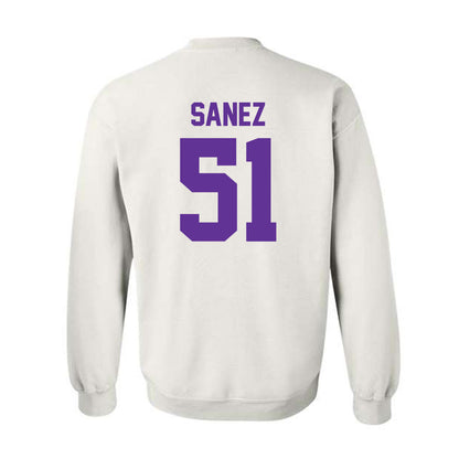 Western Carolina - NCAA Football : Aaron Sanez - Classic Shersey Crewneck Sweatshirt-1