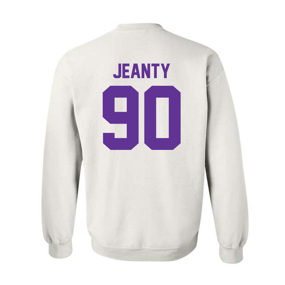 Western Carolina - NCAA Football : Fernando Jeanty - Classic Shersey Crewneck Sweatshirt-1