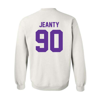 Western Carolina - NCAA Football : Fernando Jeanty - Classic Shersey Crewneck Sweatshirt-1