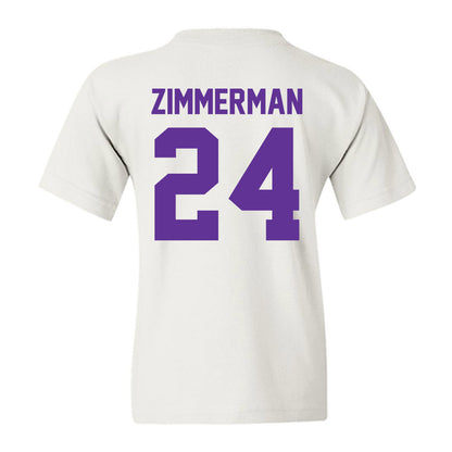 Western Carolina - NCAA Women's Basketball : Justice Zimmerman - Classic Shersey Youth T-Shirt-1
