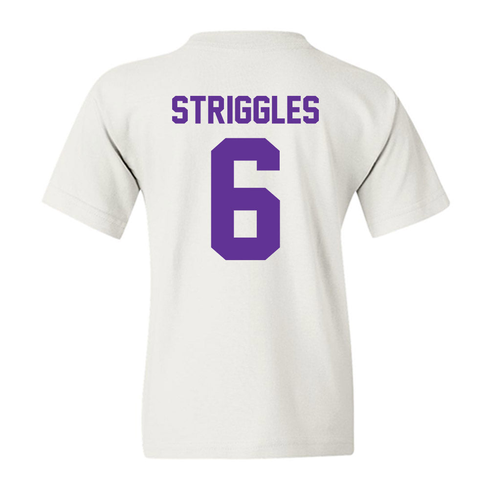 Western Carolina - NCAA Football : Marcus Striggles - Classic Shersey Youth T-Shirt-1