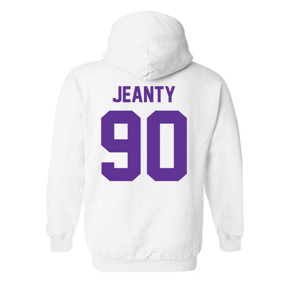 Western Carolina - NCAA Football : Fernando Jeanty - Classic Shersey Hooded Sweatshirt-1