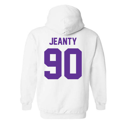 Western Carolina - NCAA Football : Fernando Jeanty - Classic Shersey Hooded Sweatshirt-1