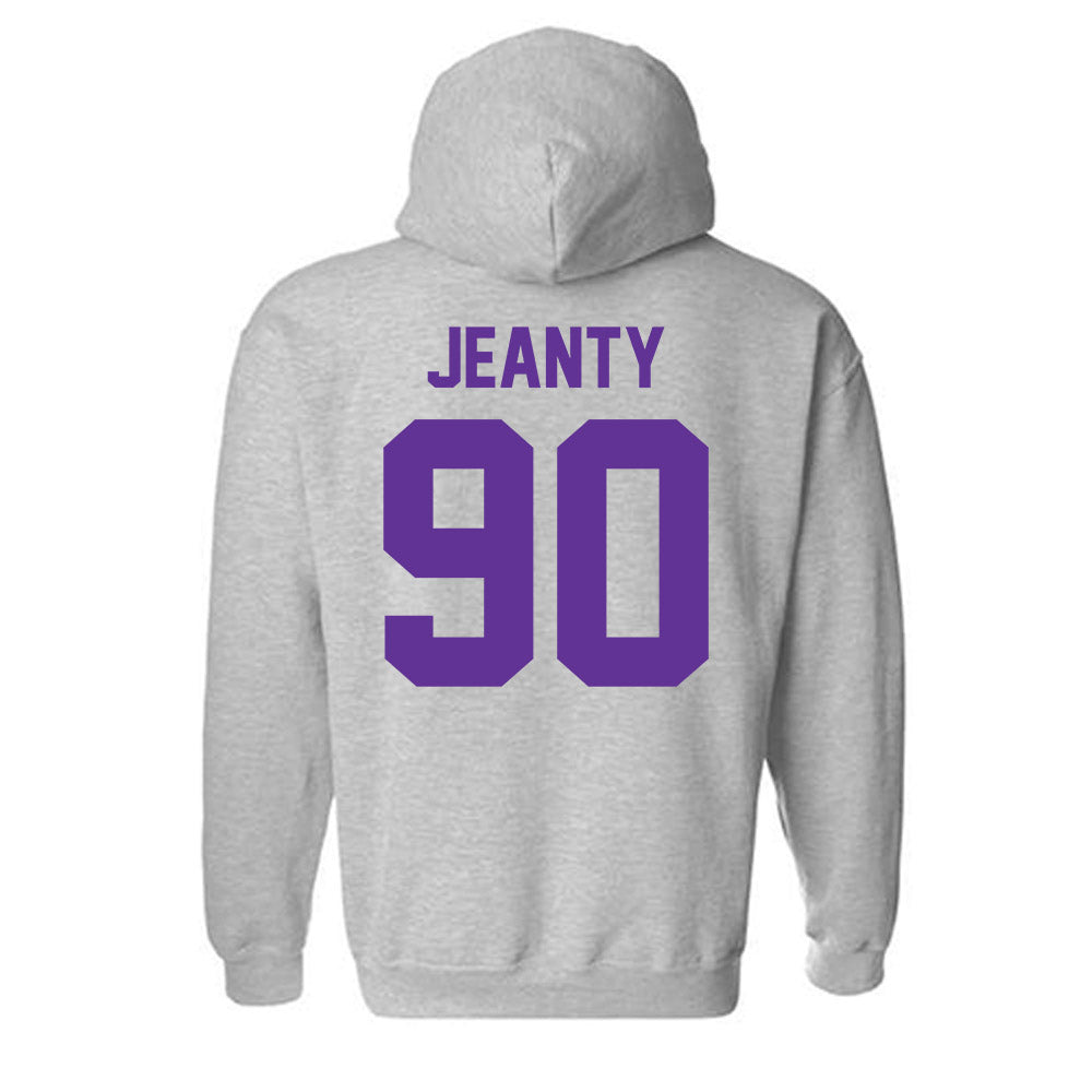 Western Carolina - NCAA Football : Fernando Jeanty - Classic Shersey Hooded Sweatshirt-1