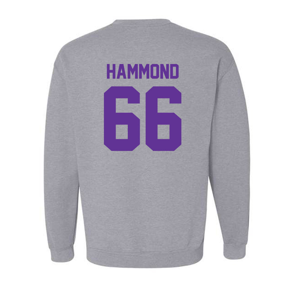 Western Carolina - NCAA Football : John Hammond - Classic Shersey Crewneck Sweatshirt-1