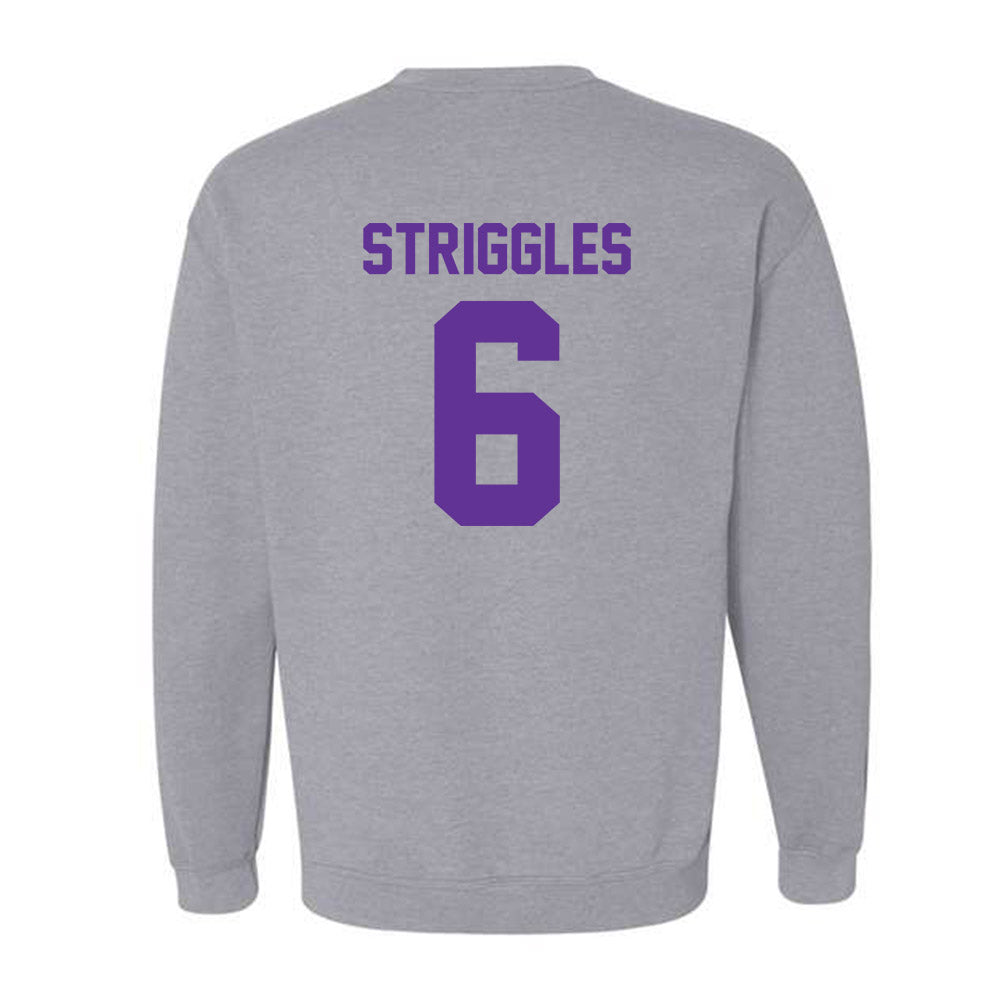 Western Carolina - NCAA Football : Marcus Striggles - Classic Shersey Crewneck Sweatshirt-1