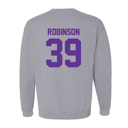 Western Carolina - NCAA Baseball : Dominic Robinson - Classic Shersey Crewneck Sweatshirt-1