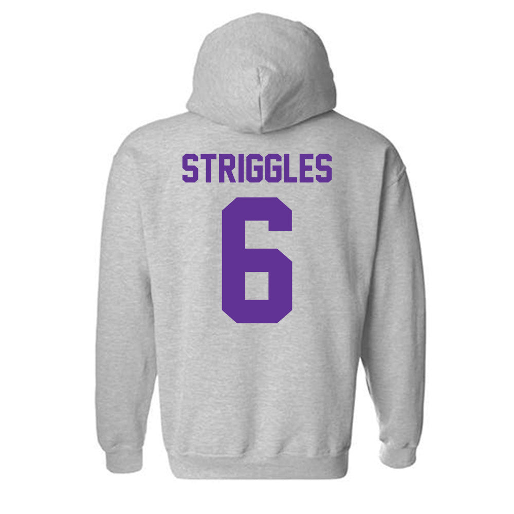 Western Carolina - NCAA Football : Marcus Striggles - Classic Shersey Hooded Sweatshirt-1