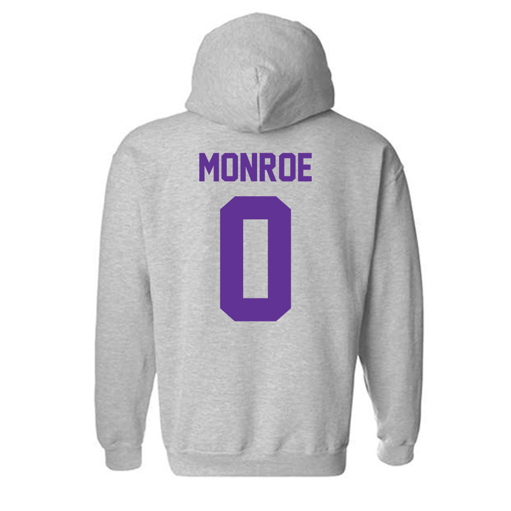 Western Carolina - NCAA Football : Blue Monroe - Classic Shersey Hooded Sweatshirt-1