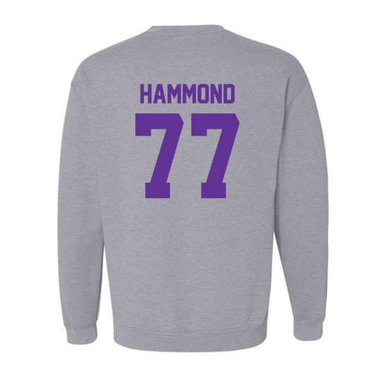 Western Carolina - NCAA Football : John Hammond - Classic Shersey Crewneck Sweatshirt-0