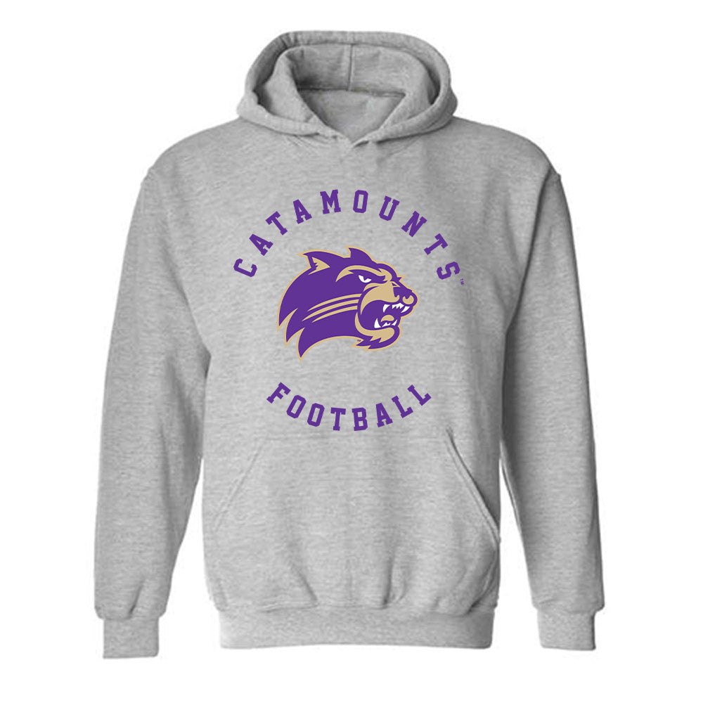 Western Carolina - NCAA Football : Blue Monroe - Classic Shersey Hooded Sweatshirt-0