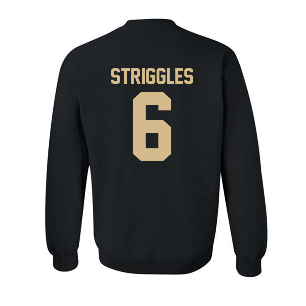 Western Carolina - NCAA Football : Marcus Striggles - Classic Shersey Crewneck Sweatshirt-1