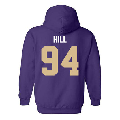 Western Carolina - NCAA Football : Malachi Hill - Classic Shersey Hooded Sweatshirt-1