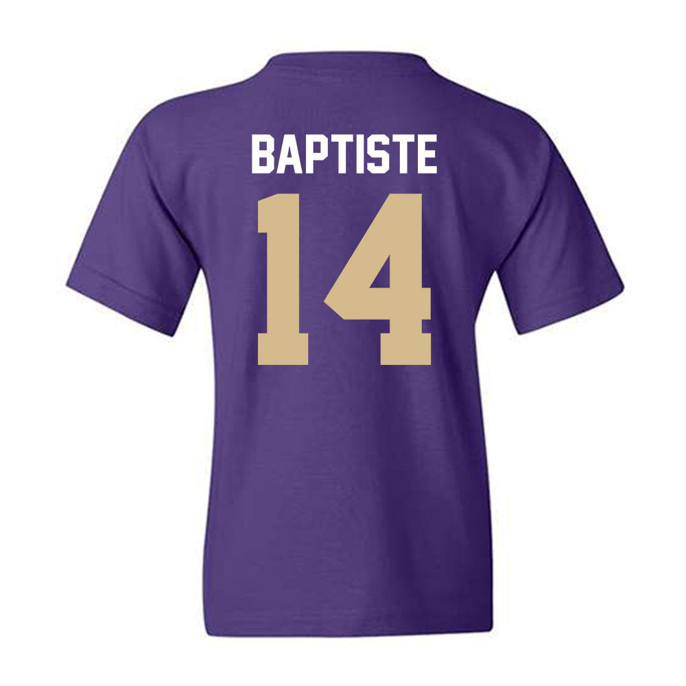 Western Carolina - NCAA Football : vanier Baptiste - Classic Shersey Youth T-Shirt-1