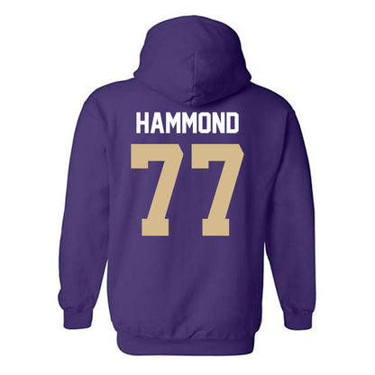 Western Carolina - NCAA Football : John Hammond - Classic Shersey Hooded Sweatshirt-1