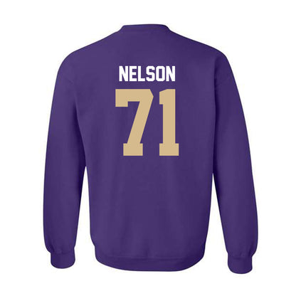 Western Carolina - NCAA Football : Sawyer Nelson - Classic Shersey Crewneck Sweatshirt-1