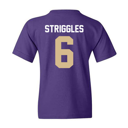 Western Carolina - NCAA Football : Marcus Striggles - Classic Shersey Youth T-Shirt-1