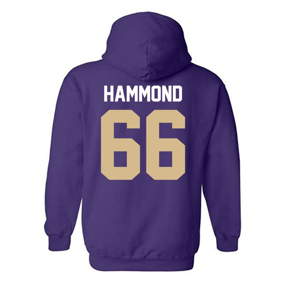 Western Carolina - NCAA Football : John Hammond - Classic Shersey Hooded Sweatshirt-1