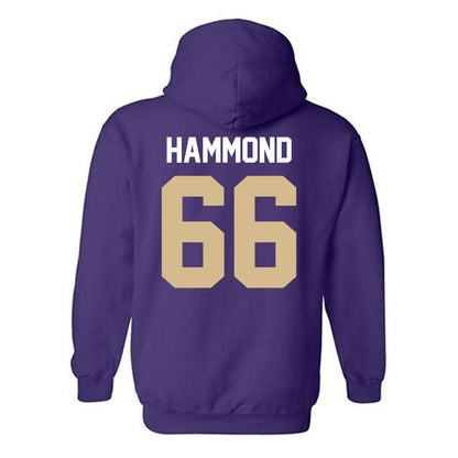 Western Carolina - NCAA Football : John Hammond - Classic Shersey Hooded Sweatshirt-1
