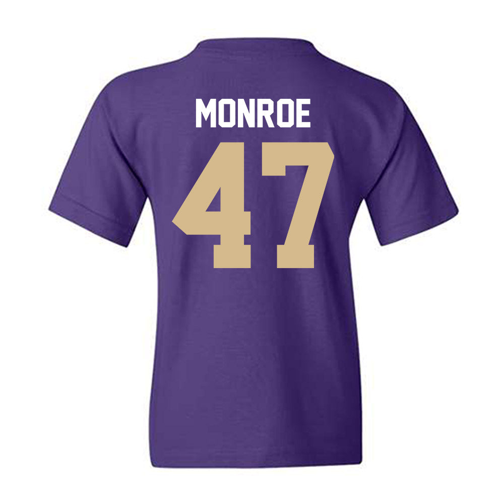 Western Carolina - NCAA Football : Blue Monroe - Classic Shersey Youth T-Shirt-1