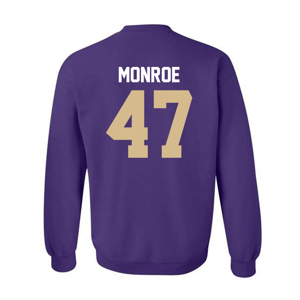 Western Carolina - NCAA Football : Blue Monroe - Classic Shersey Crewneck Sweatshirt-1