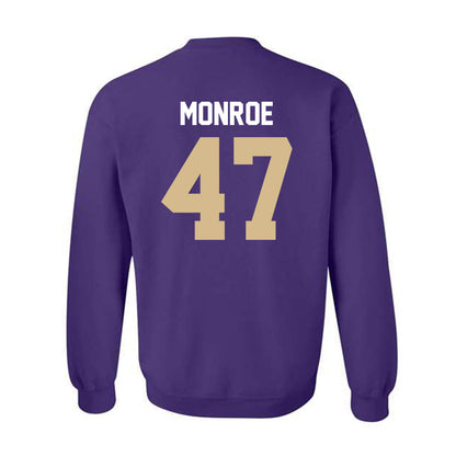 Western Carolina - NCAA Football : Blue Monroe - Classic Shersey Crewneck Sweatshirt-1